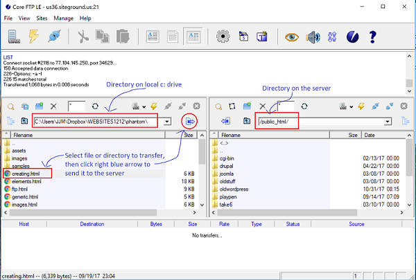 Transferring Files
